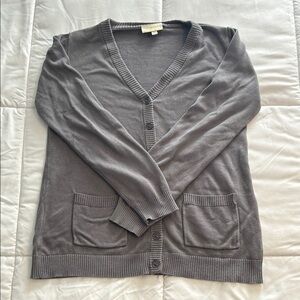 Gray Mod Cloth Cardigan - Size M